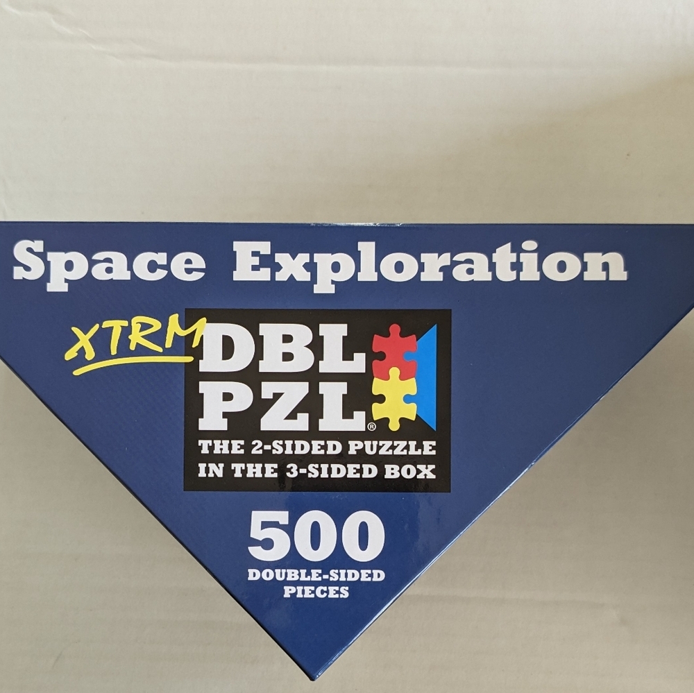 500 Piece Space Exploration Double Puzzle